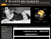 Tablet Screenshot of planete-des-marques.com